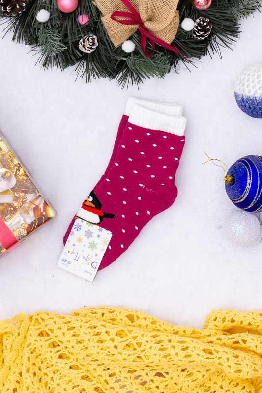 Шкарпетки дитячі "Новорічні" (зима)